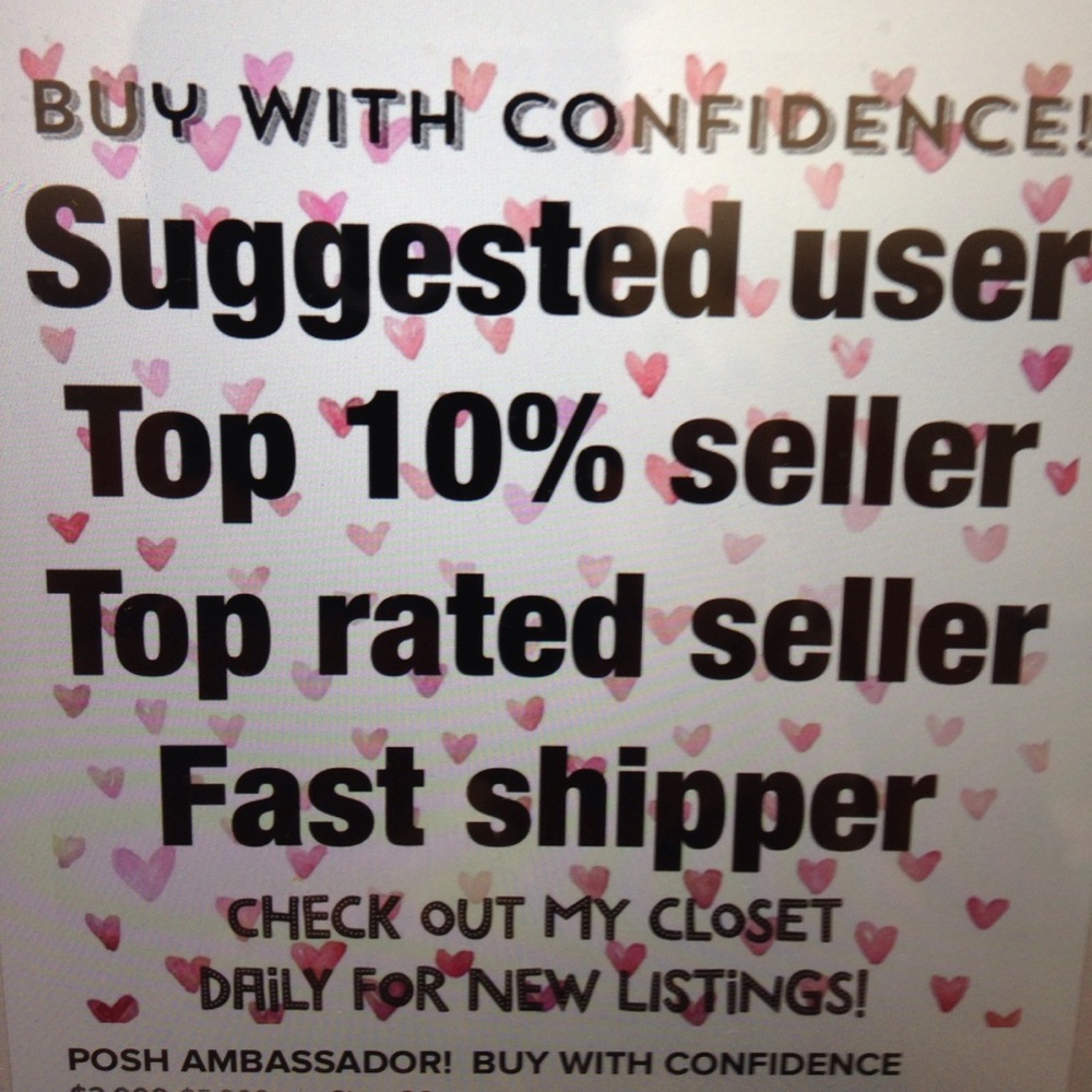 POSH AMBASSADOR!  BUY WITH CONFIDENCE!