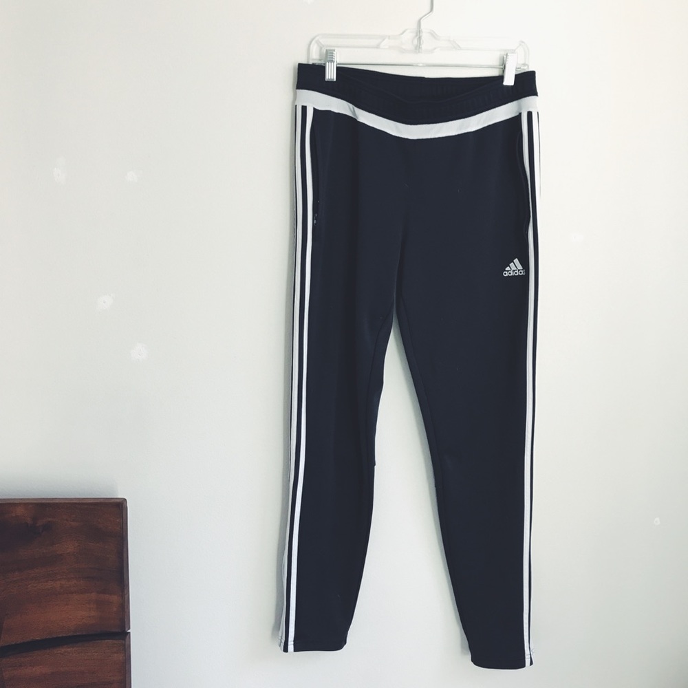 ADIDAS grey track pants