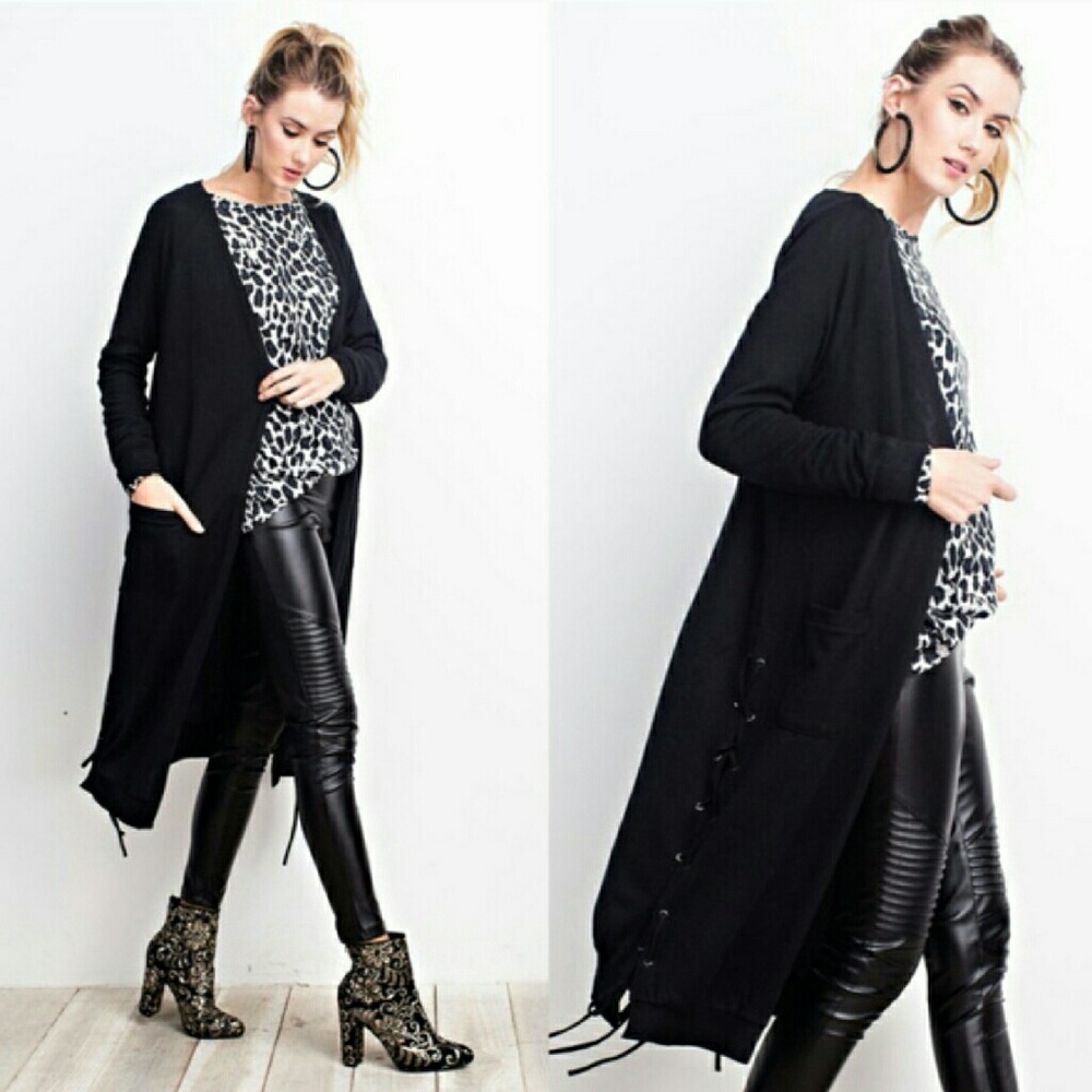 ▪️lace up cardigan▪️