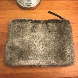 iPad faux fur case clutch restoration hardware