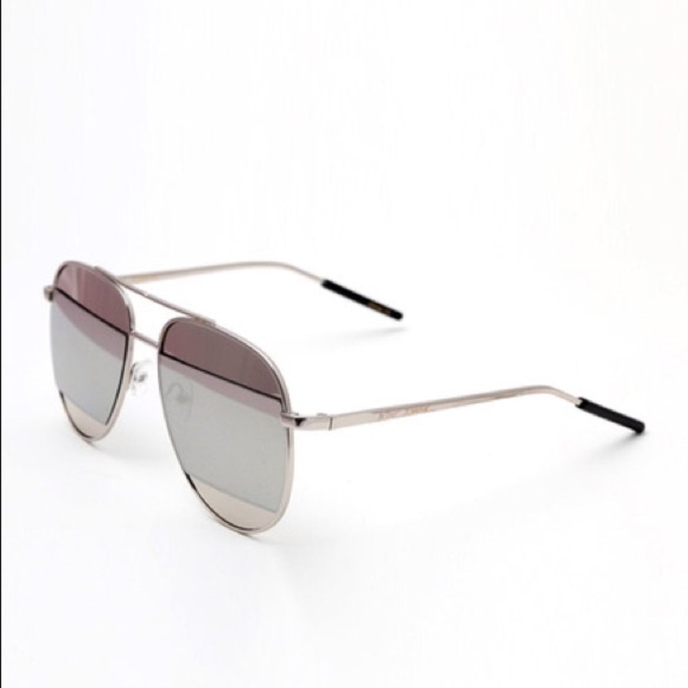 Betsey Johnson Women’s Split-Lense Aviators