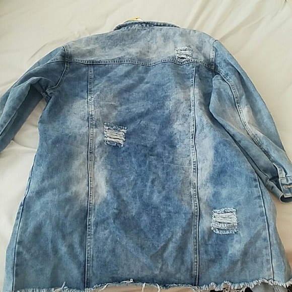 Oversized denim jacket - Picture 2 of 2