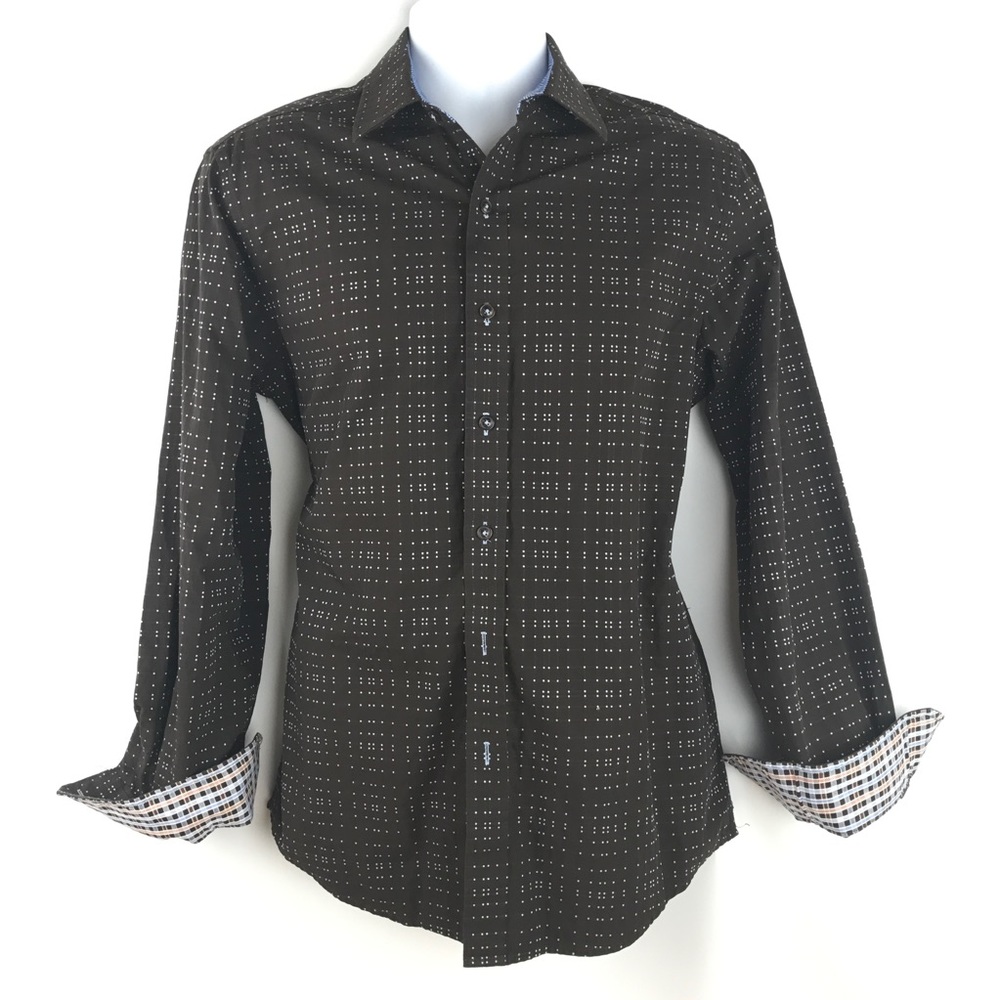 tasso elba large Men's Long Sleeve 100% Cotton