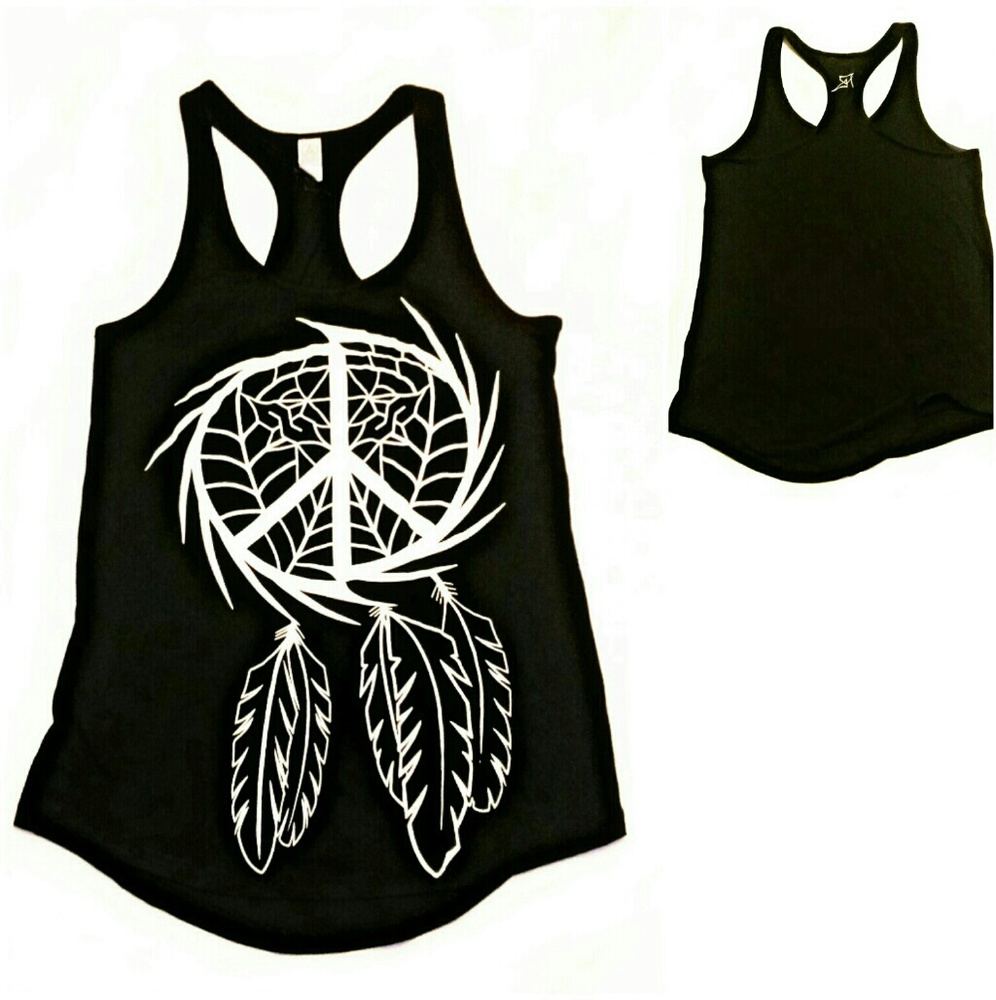 Glow in the dark dreamcatcher tank