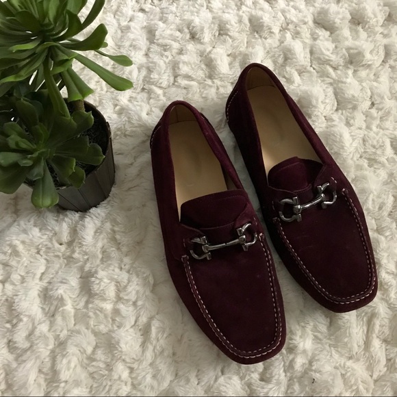 suede ferragamo mens shoes
