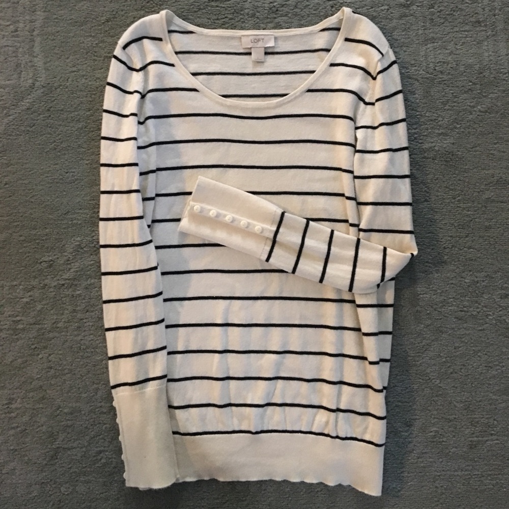 LOFT Striped sweater