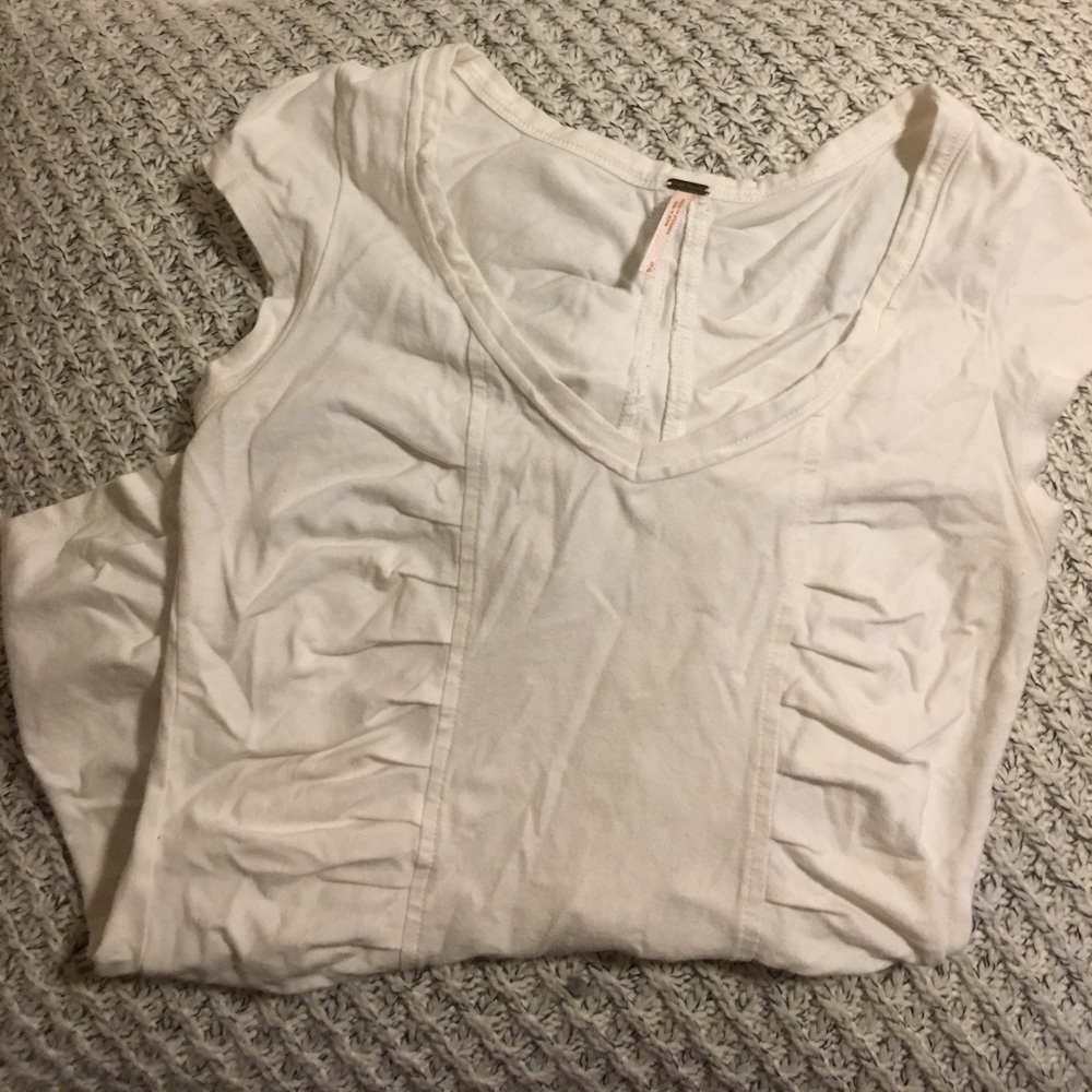 White Free People tshirt