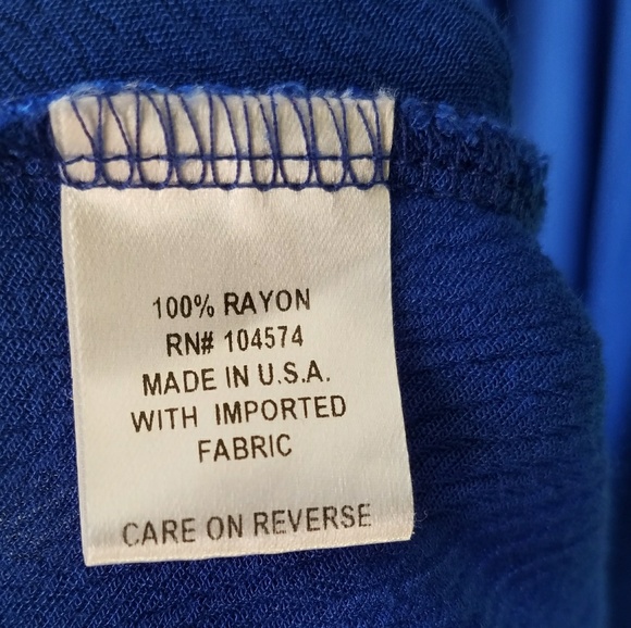 Like New Royal Blue Grecian Maxi Dress - Picture 7 of 7