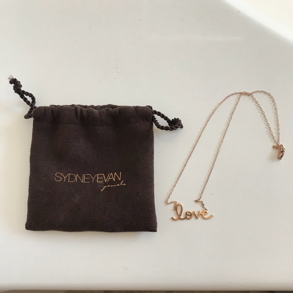 New Sydney Evan rose gold necklace