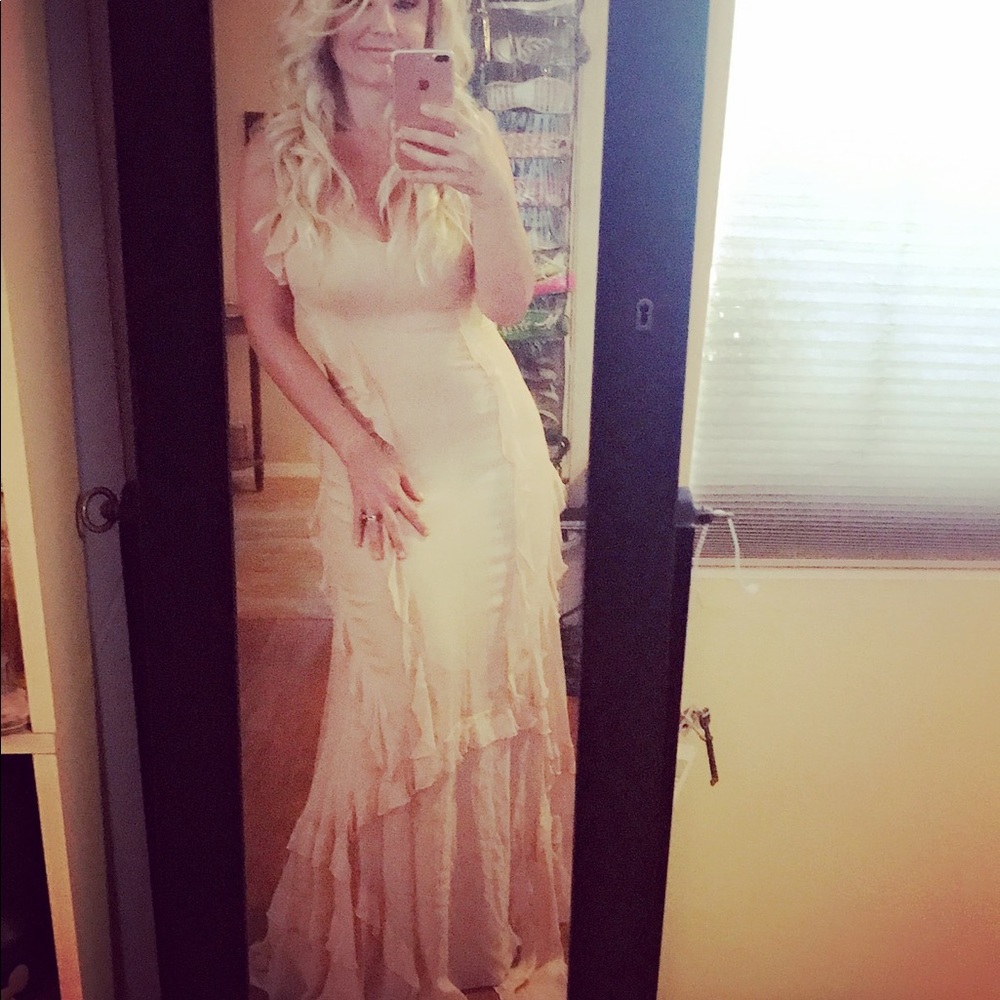 Elizabeth and James Catherine Ruffle Gown