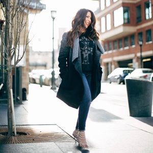 BB Dakota ombré coat