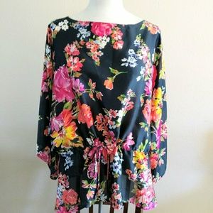 Chaps Floral Kimono top