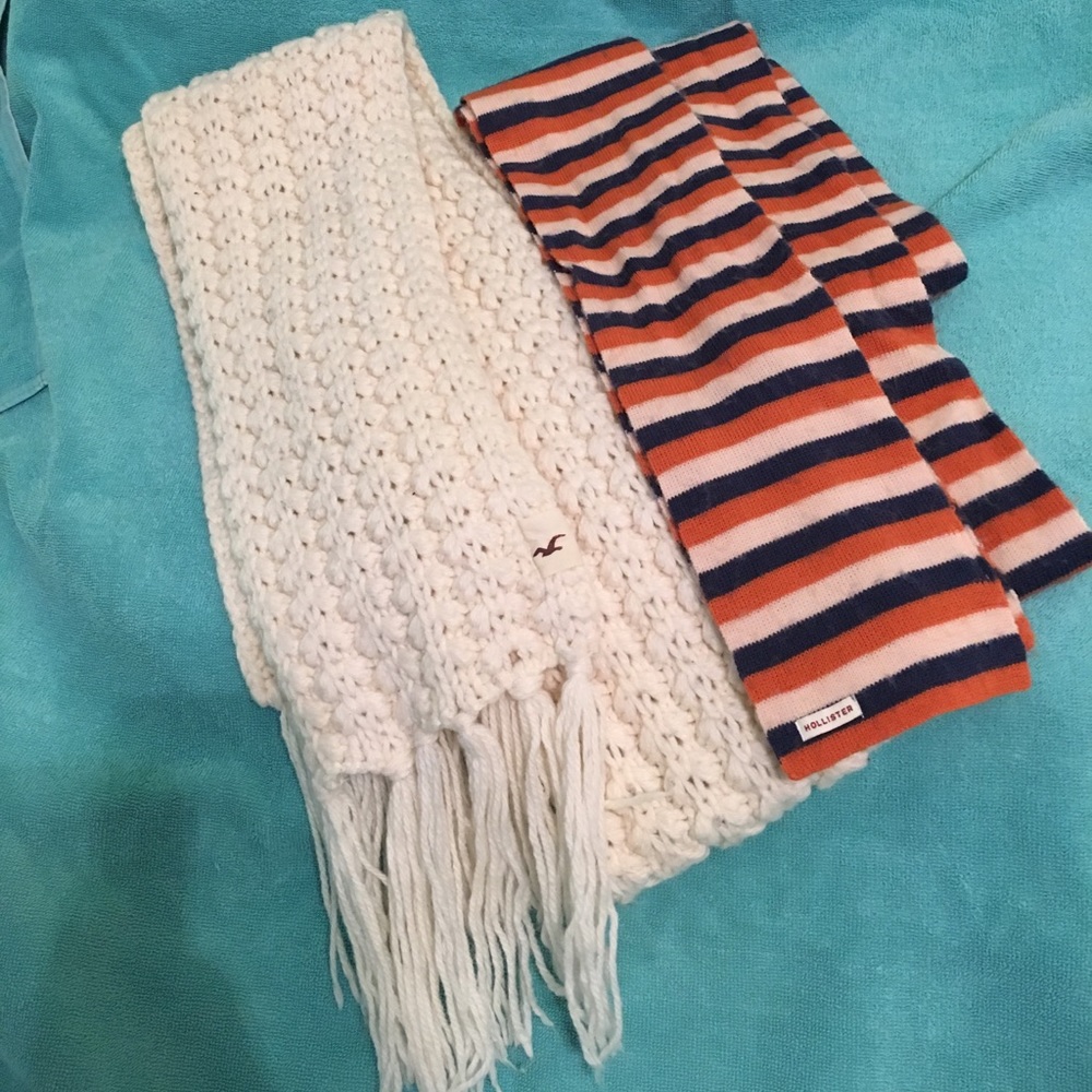 Two woman’s Hollister Scarfts