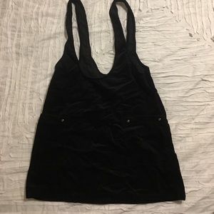 Free People Black corduroy jumper