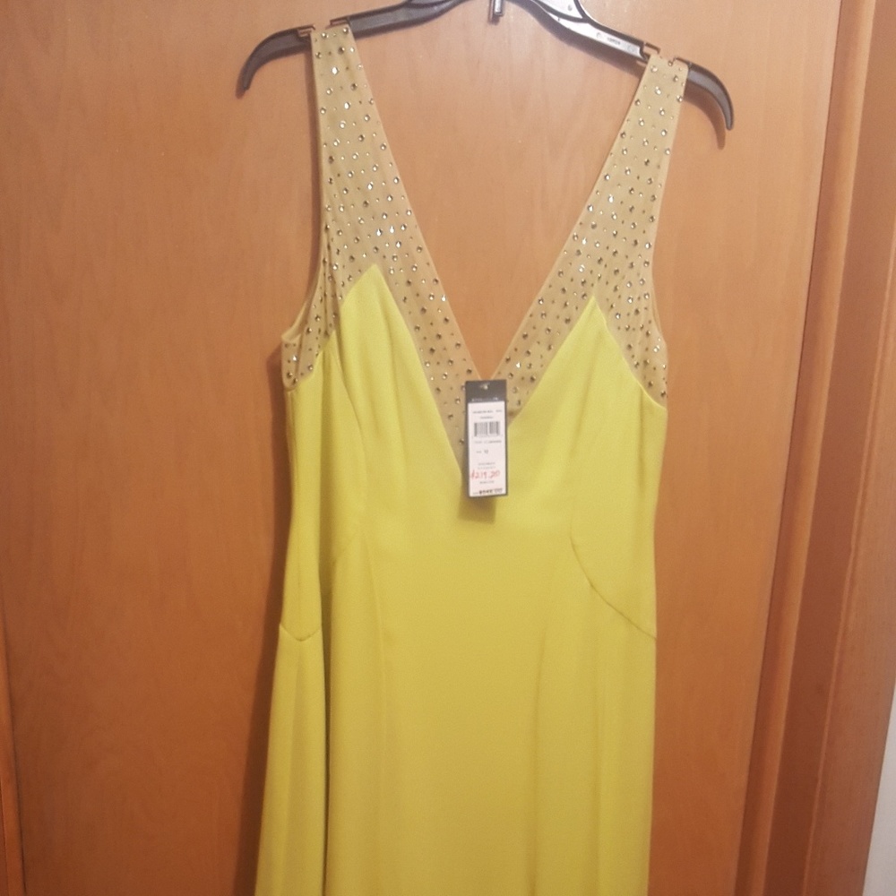 BCBGeneration yellow dress