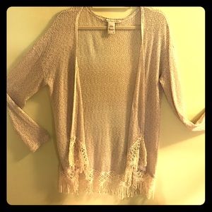 American rag fringe sweater