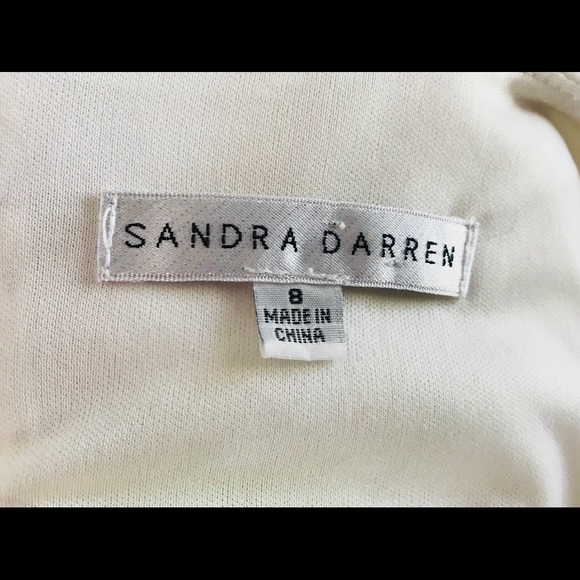 Sandra Darren Sz8 Ivory Dress - Picture 7 of 7