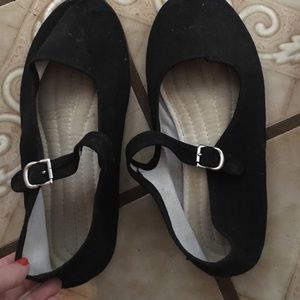 Mary Jane cloth flat shoes