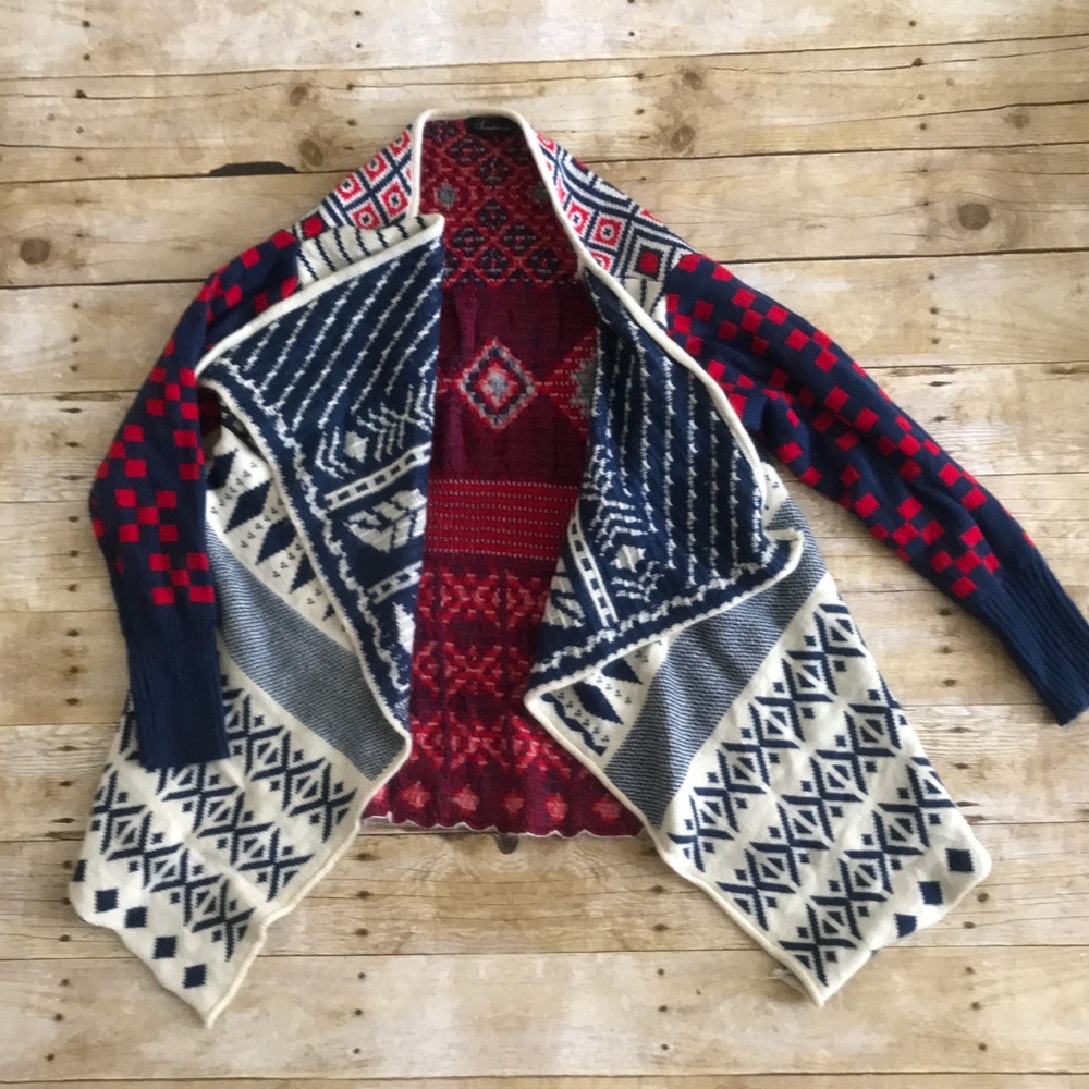 Aztec Waterfall Cardigan