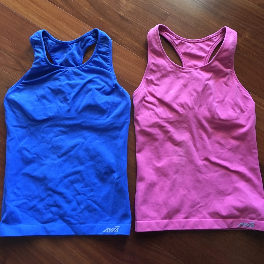 Avia Workout Tanks with built in Bra