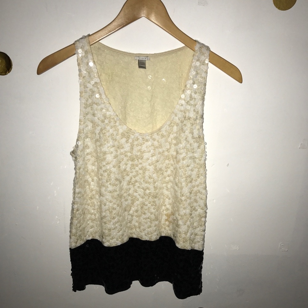 JCrew Sequin Dual Color Tank