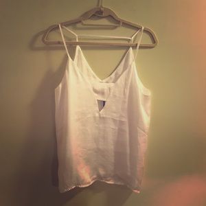 Silk tank top