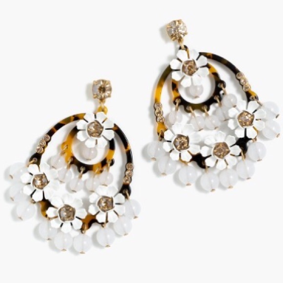 🎄🎁NWT J. CREW SPECTACULAR CHANDELIER EARRINGS🎁 - Picture 2 of 8