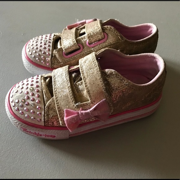 Twinkle toes pink and gold - Picture 3 of 8