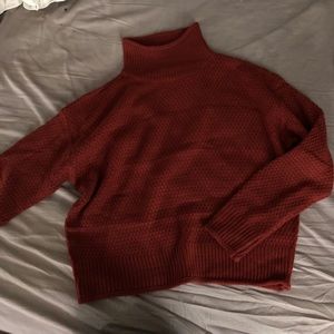 Fashion Nova High Standards Sweater- Rust