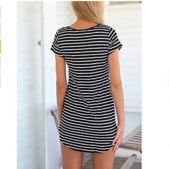 HOST PICK! NWOT! Cute and comfy stripe dress! - Picture 4 of 6
