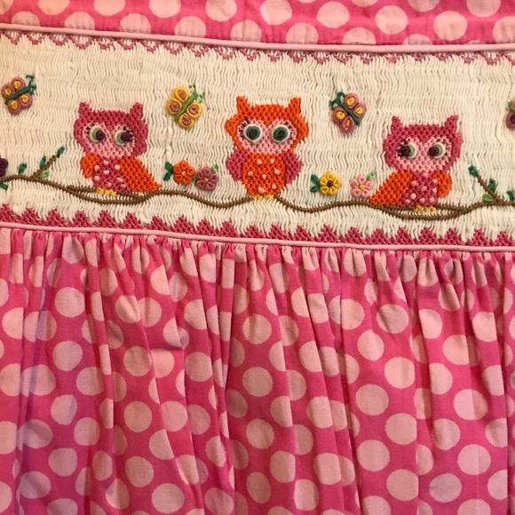 🔥 LOST IN FIRE🔥 Marmellata Dress Smocked Size 6 - Picture 2 of 3