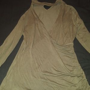Dark green dressy shirt