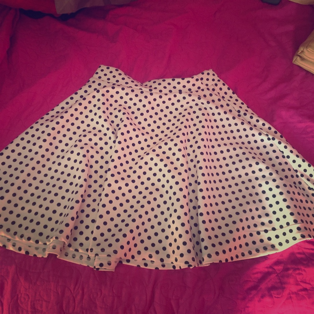 Polka dot skirt