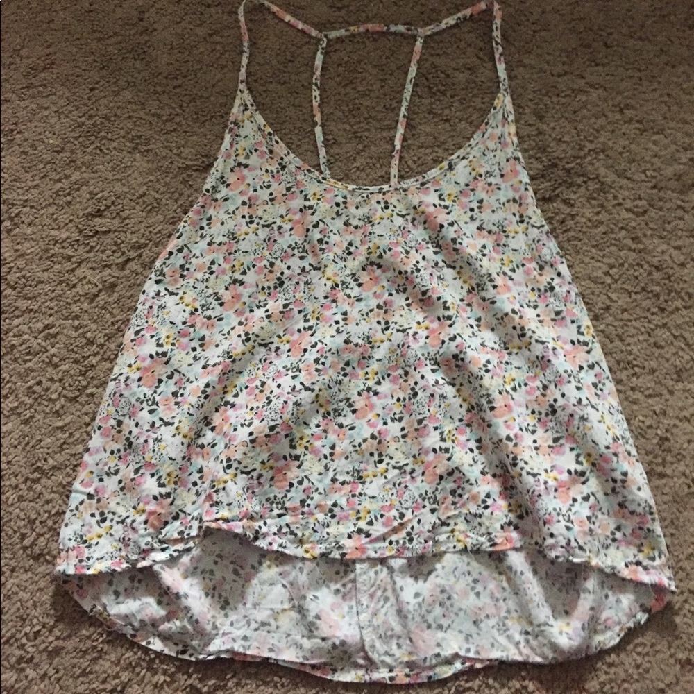 Floral flowey crop top from garage