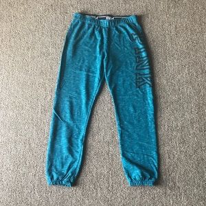 Teal PINK sweatpants small