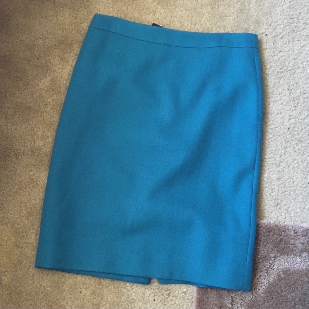 J. Crew wool pencil skirt