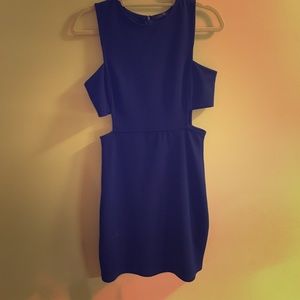 Royal blue cocktail dress