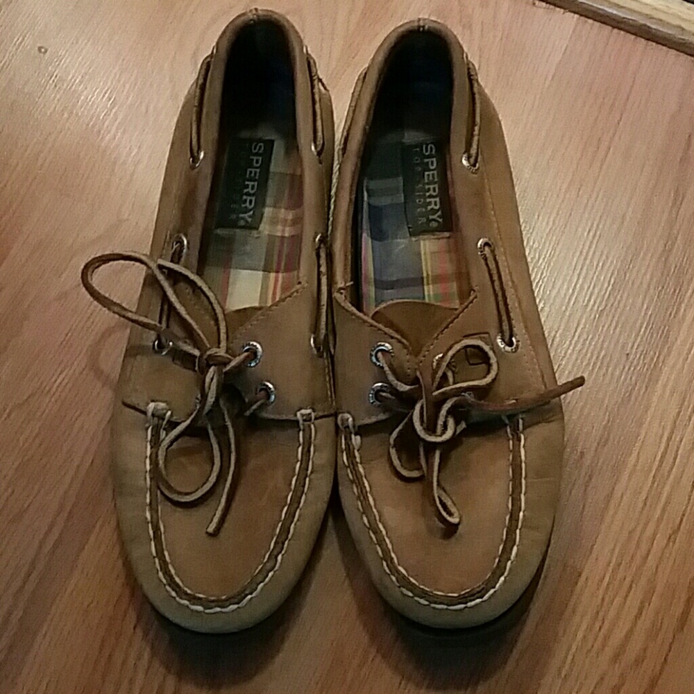 Sperry top siders tan size 71/2!!!