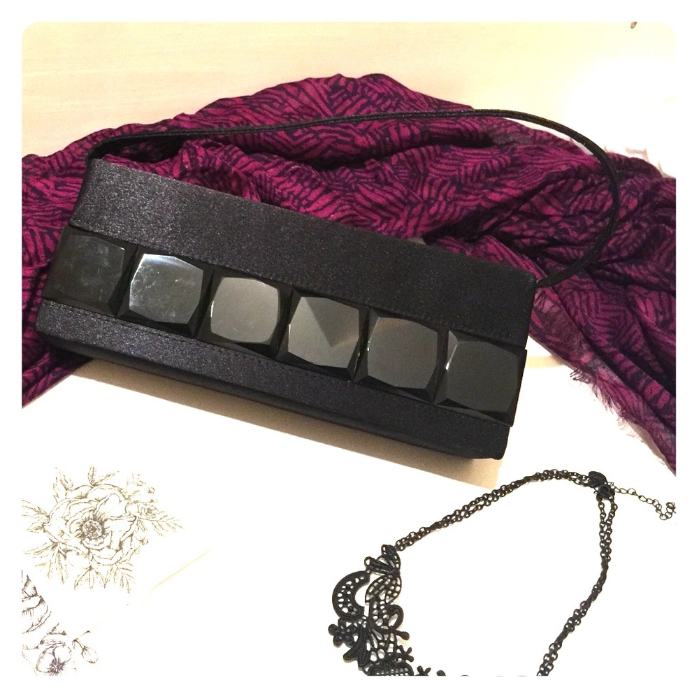 Satin formal clutch with versatile strap option