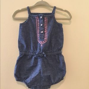 Cute Denim Romper - Like New!
