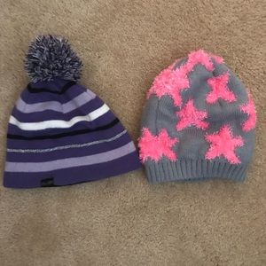 Two girls Beanie hats