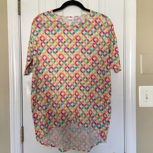 Colorful LuLaRoe Irma Tunic NWOT