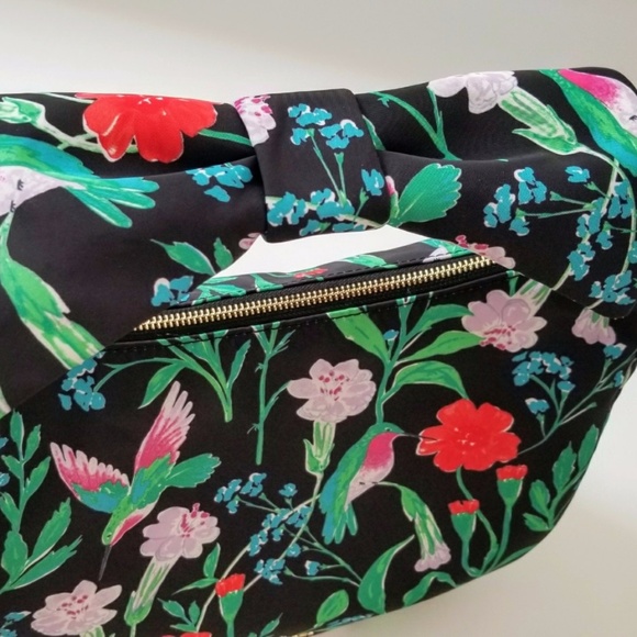 NEW Kate Spade Floral Bird Garden Pattern Hobo Bag - Picture 4 of 8