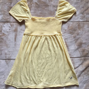 Hollister Yellow Babydoll Top