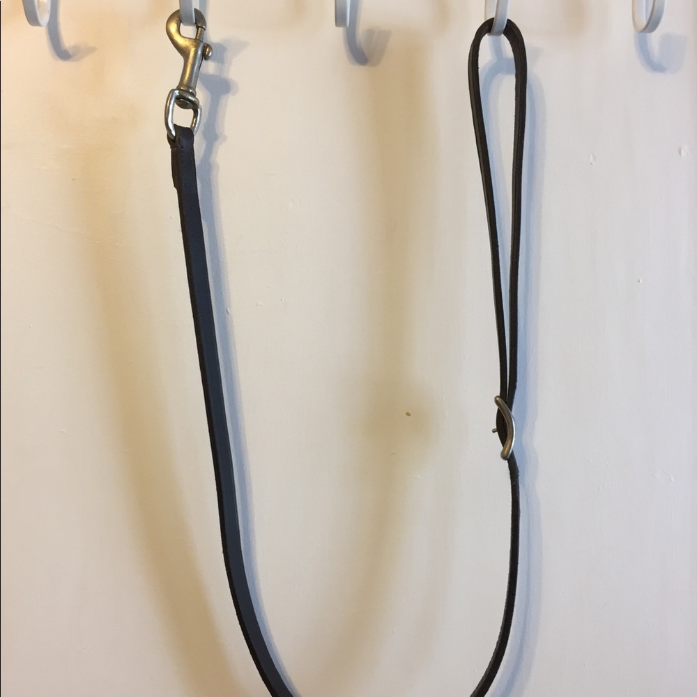 Leather Horse Tie Down (Hooks to Girth/Noseband)