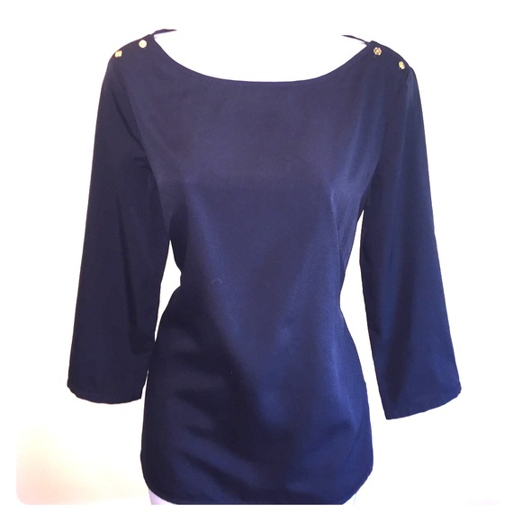 Banana Republic Navy Top - Picture 1 of 6