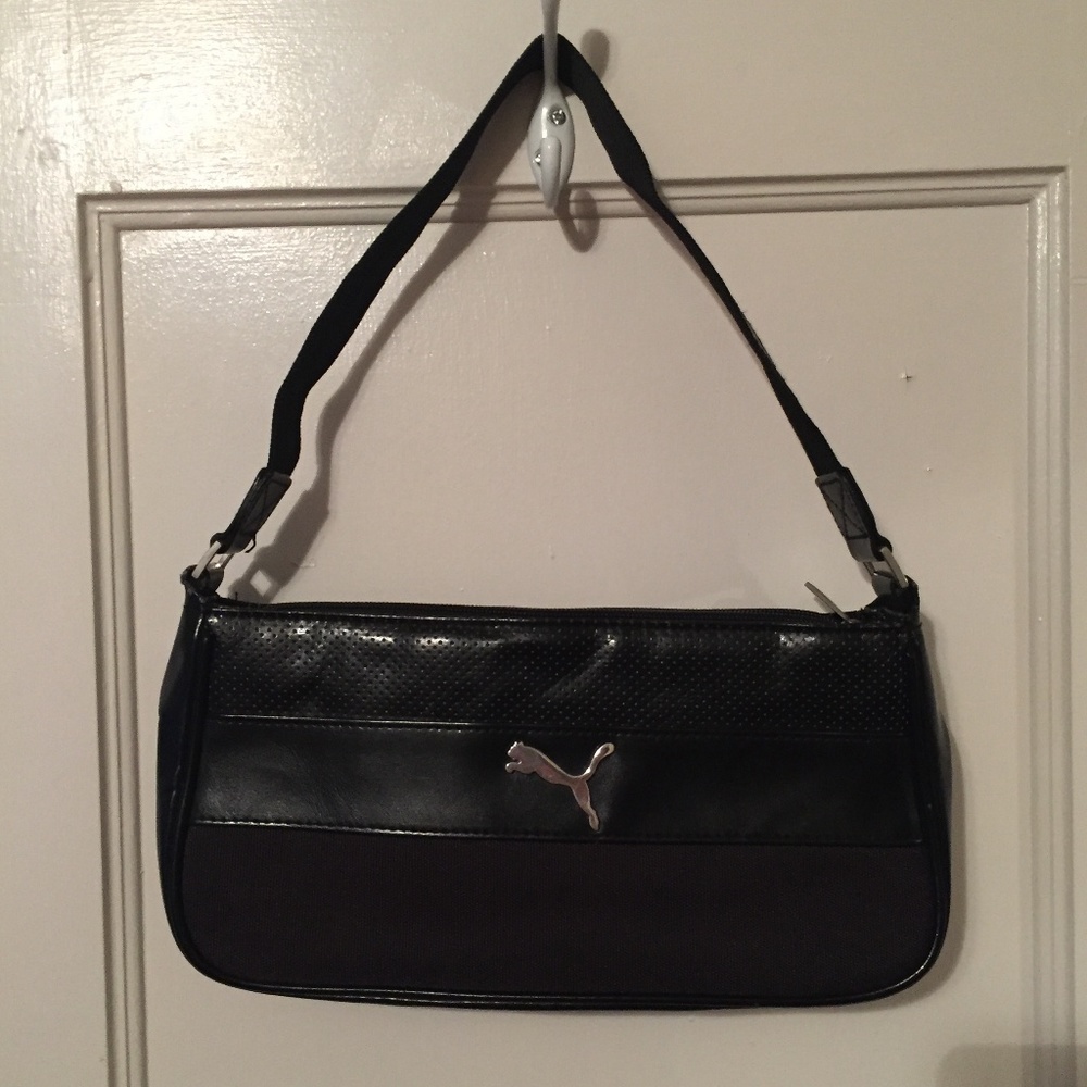 black puma ferrari purse