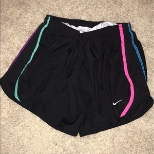BLACK MULTI NIKE SHORTS