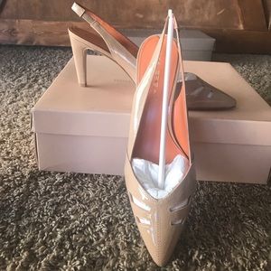 Glossy leather Nude Heels