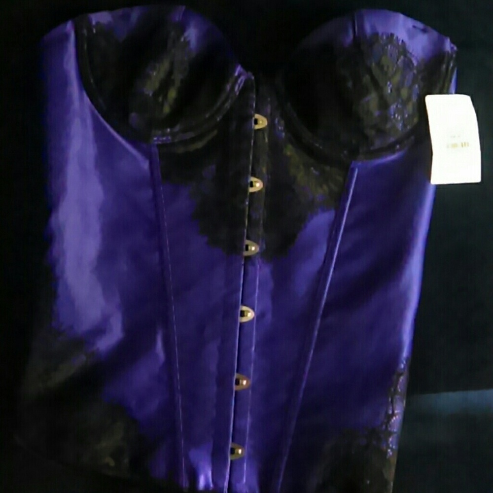 Brand new beautiful purple corset ..
